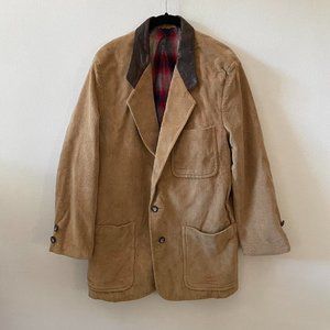 Vintage 90s tan corduroy blazer
